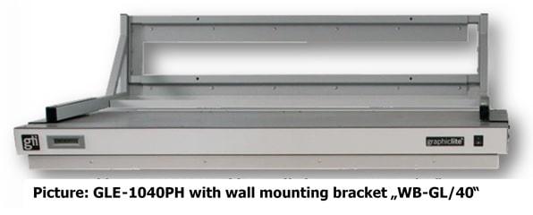 GLE-1040 with wall mounting bracket